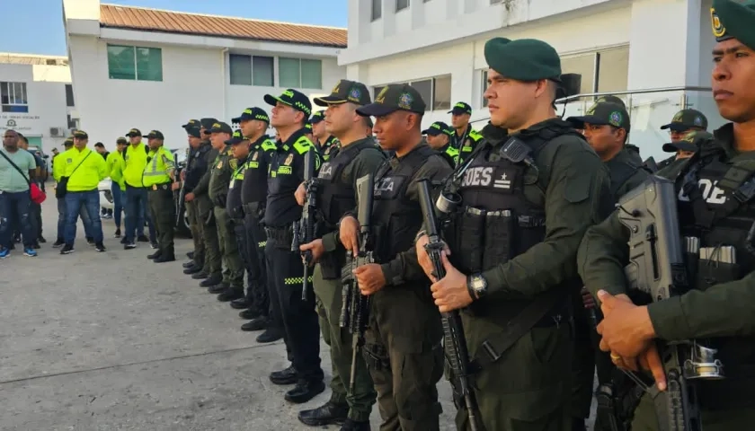 Autoridades trabajan para garantizar la seguridad.