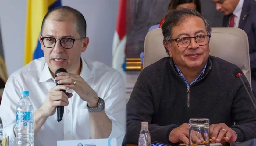 Francisco Barbosa y Gustavo Petro.