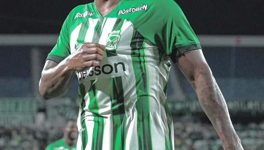 Alfredo Morelos, delantero del Atlético Nacional.