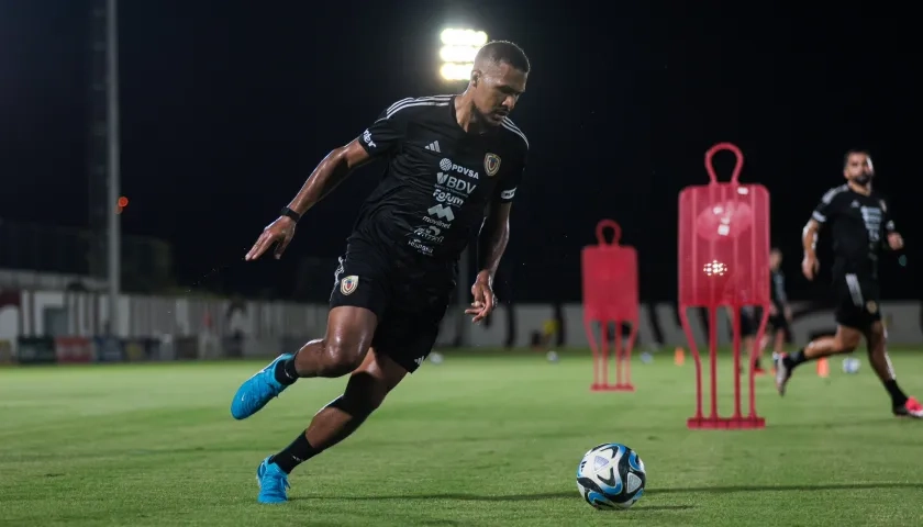 Salomón Rondón, delantero de la selección venezolana.