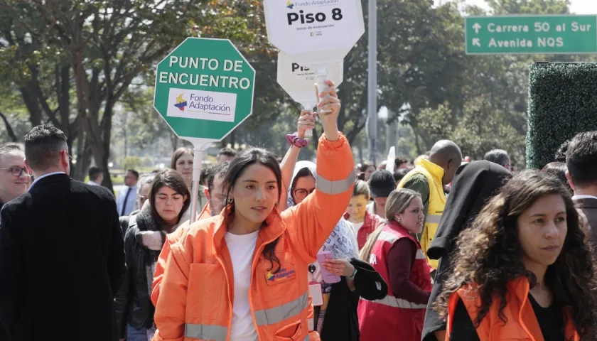 El simulacro se cumplió en lugares de estudio, trabajo o vivienda de los ciudadanos.