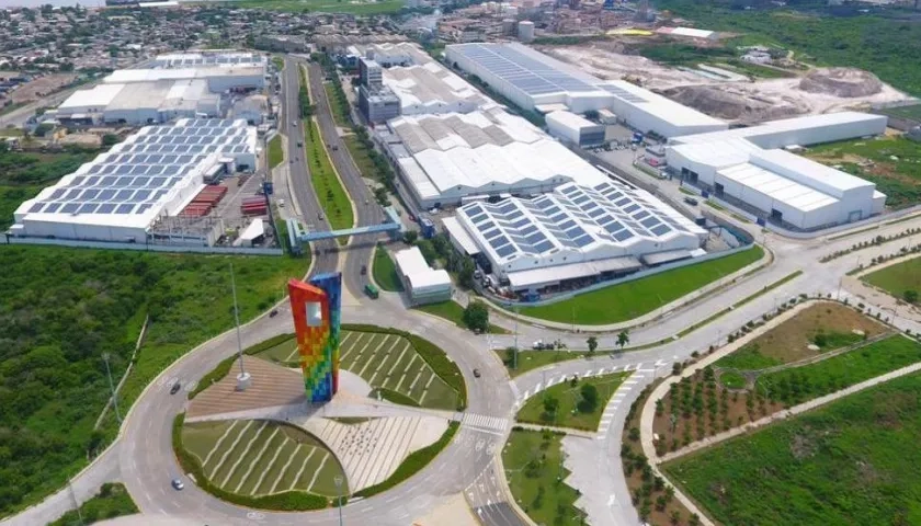 Planta de Tecnoglass en Barranquilla.