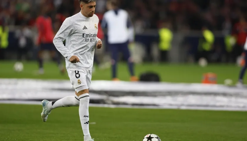 Fede Valverde, jugador del Real Madrid y de la selección uruguaya.