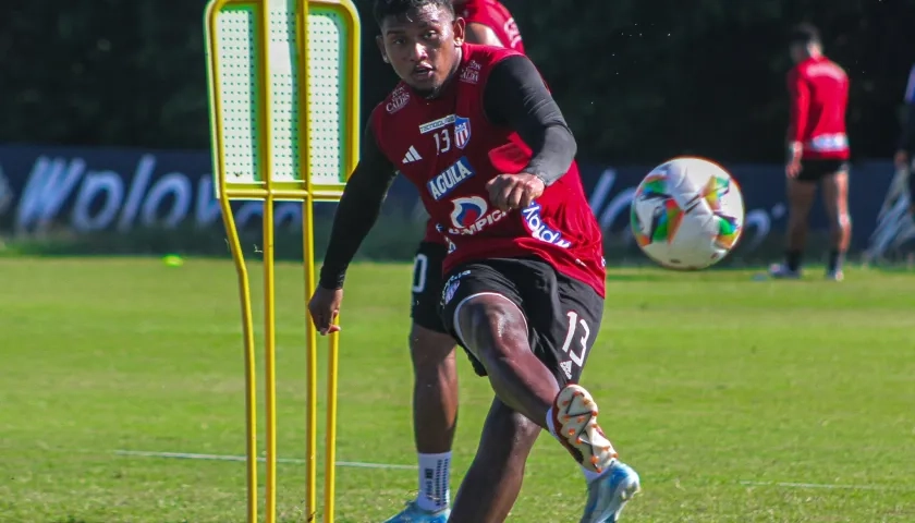 Jhon Vélez, mediocampista del Junior. 