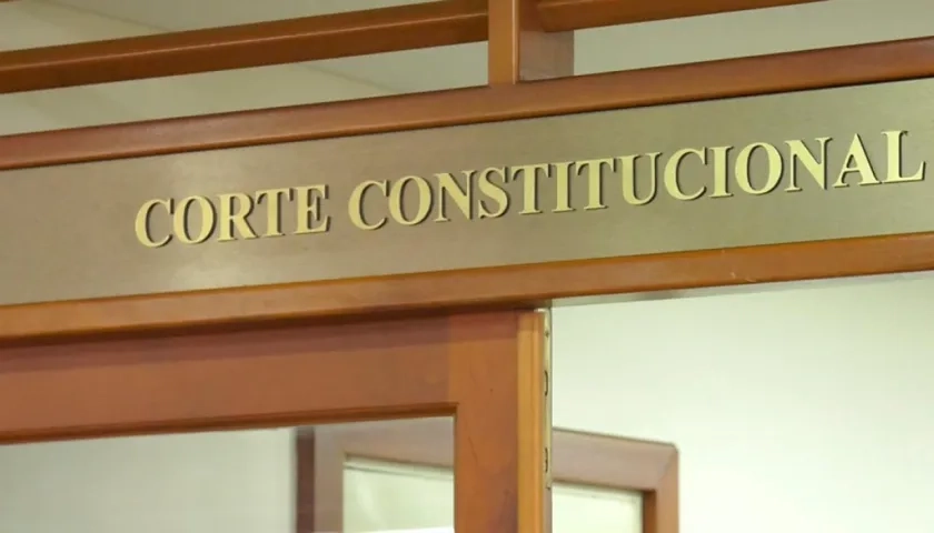 Fachada de la Corte Constitucional. 