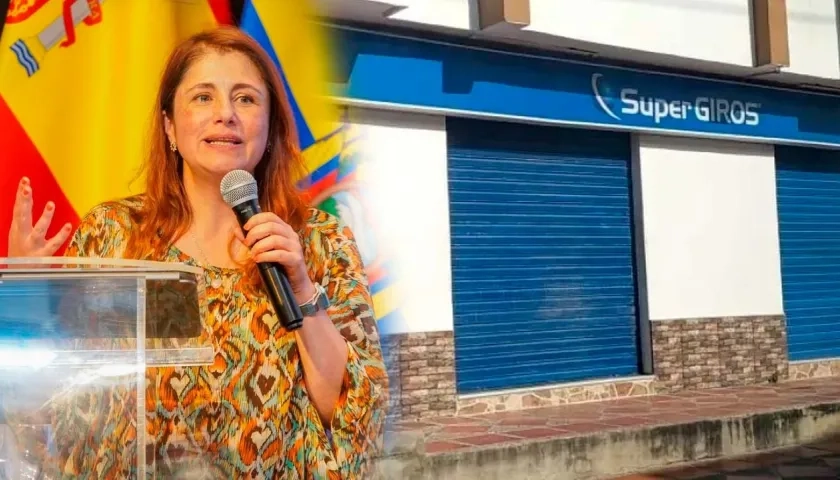 La Defensora del Pueblo, Iris Marín Ortiz, se refirió a las amenazas a SuperGIROS. 