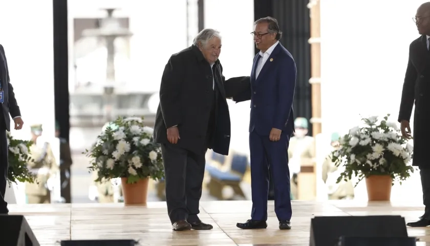 José 'Pepe' Mujica y Gustavo Petro.