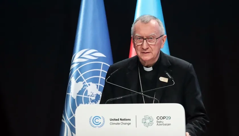 El Secretario de Estado vaticano, el cardenal italiano Pietro Parolin.