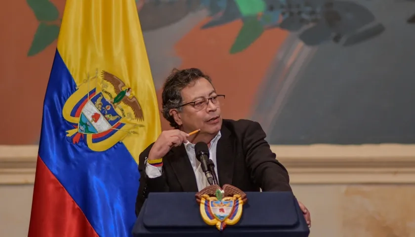 El Presidente de la República, Gustavo Petro.