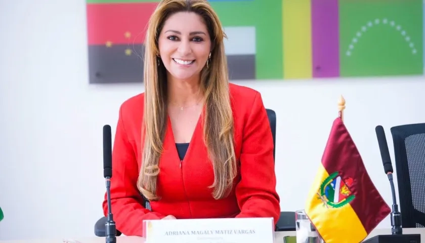 Adriana Magali Matiz, gobernadora de Tolima.