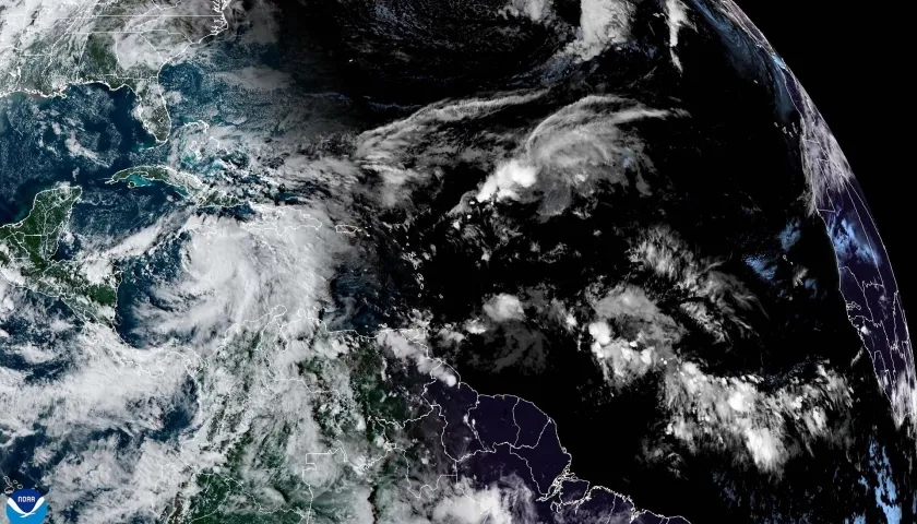 La tormenta podría llegar a estas islas como huracán. 