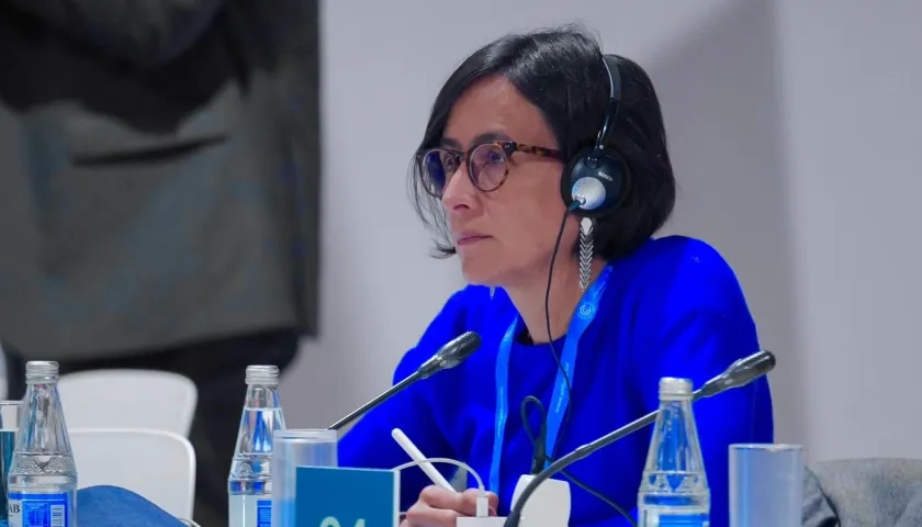 Susana Muhamad, ministra de Ambiente y Desarrollo Sostenible.