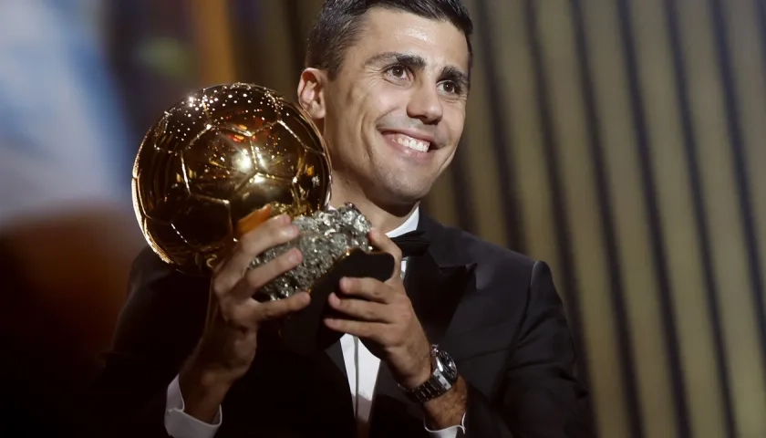 El español Rodri, Balón de Oro 2024.