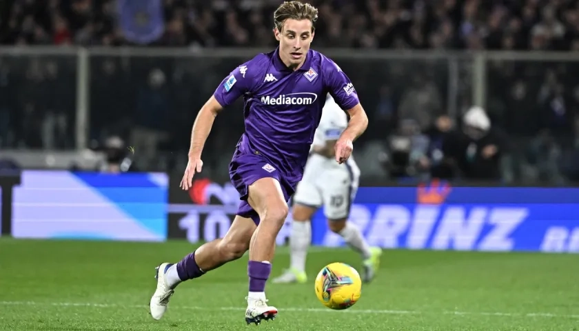 Edoardo Bove, jugador del Fiorentina, que el domingo sufrió un desmayo en el partido contra Inter de Milán.