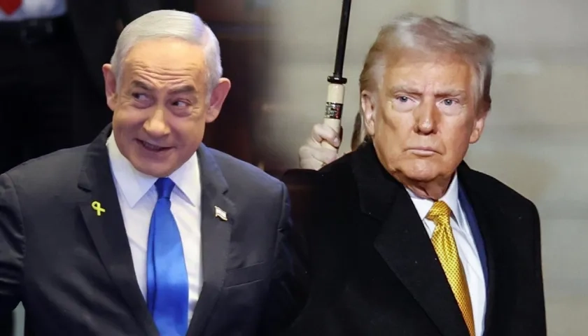 Benjamín Netanyahu / Donald Trump. 