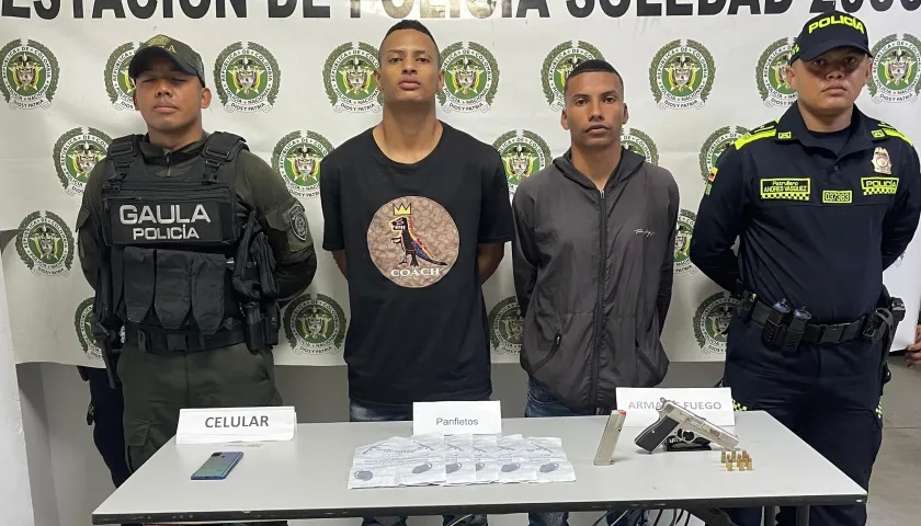 Breiner José Caballero Lozano y Maifren Carranza Moreno.