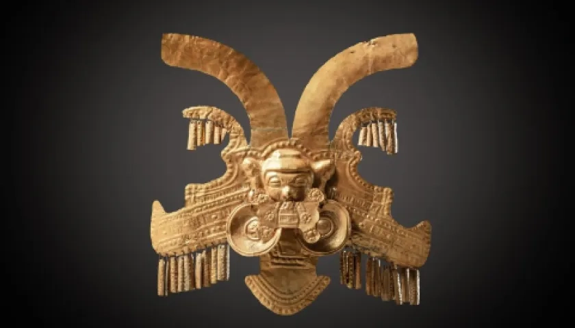 Diadema en Oro Calima. 