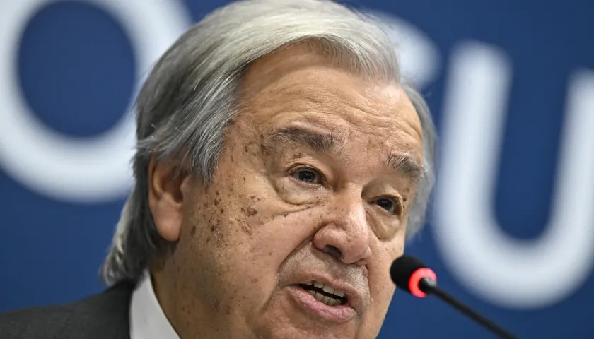 El secretario general de las Naciones Unidas (ONU), António Guterres.