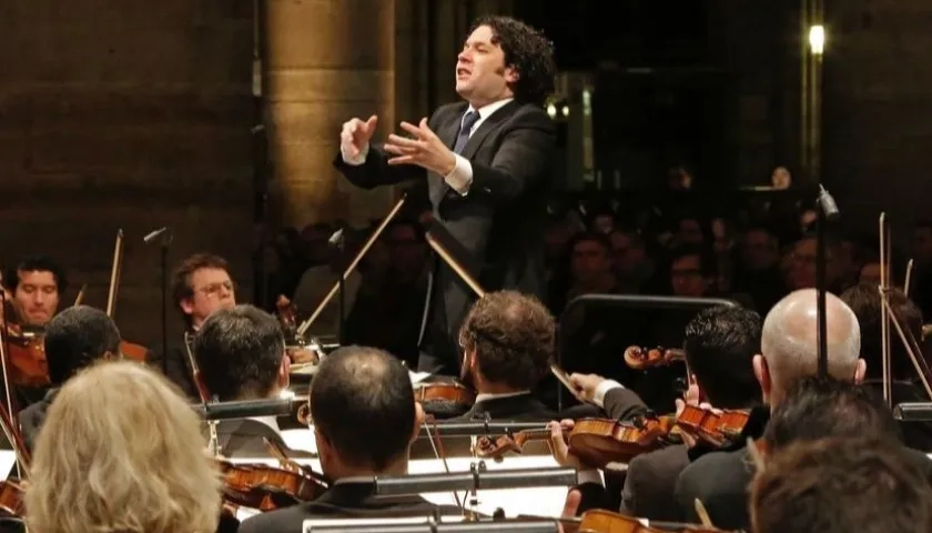 El maestro Gustavo Dudamel.