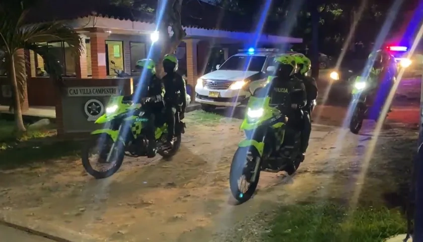 Policía Metropolitana de Barranquilla.