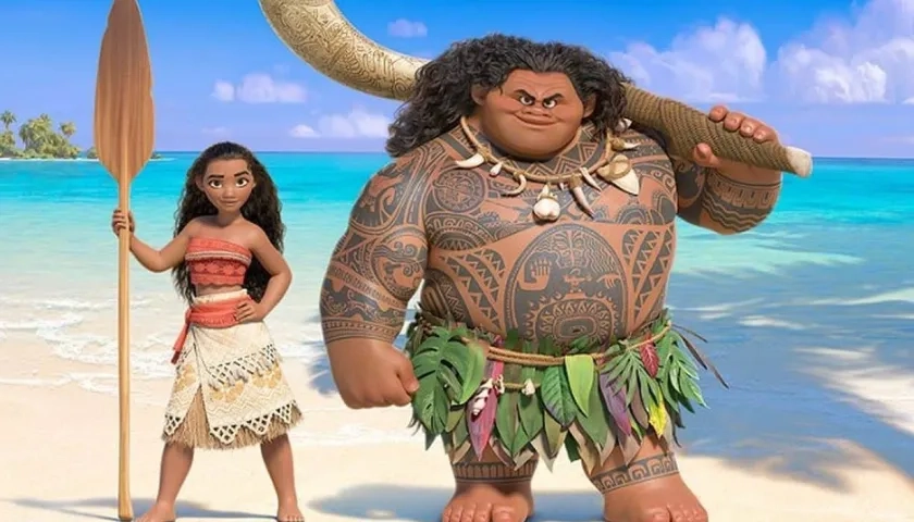 Una escena de la película 'Moana 2'.