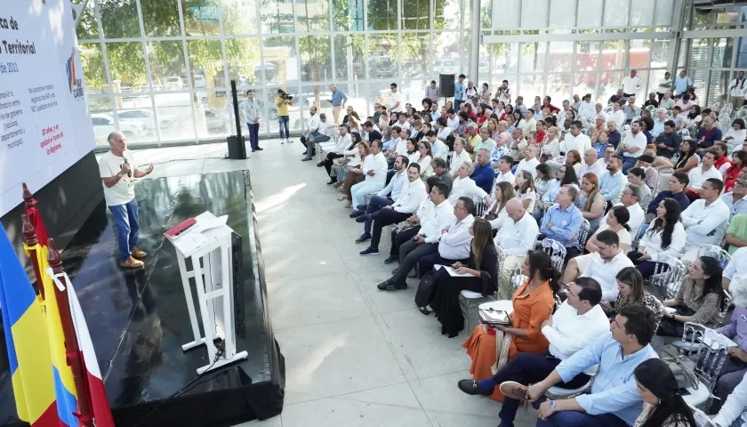 Gobernador Eduardo Verano durante la presentación del Plan Estratégico Regional.