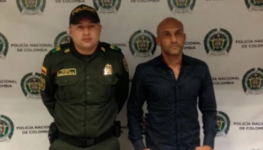 Diego León Osorio tras su captura el 13 de abril de 2023. 