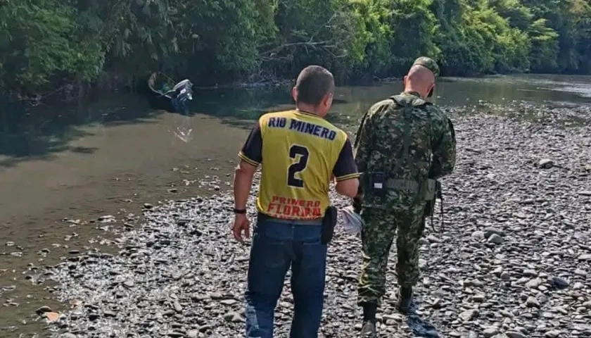 El cuerpo de la pequeña fue encontrado en Río Minero, en el municipio San Pablo de Borbur.