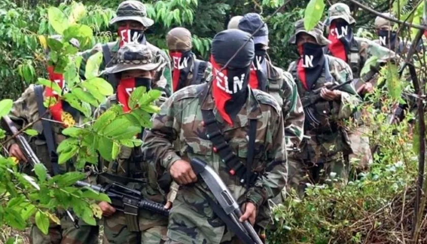 Guerrilleros del ELN. 