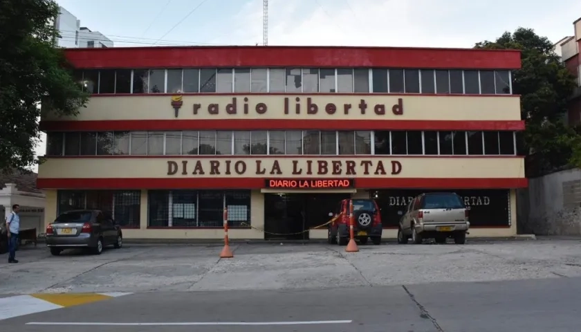 Fachada del diario La Libertad.