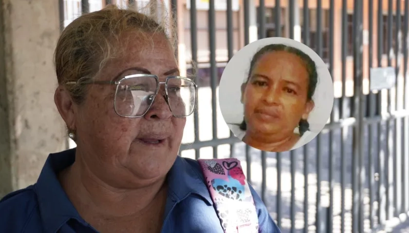 Elsa Sandoval, hermana de crianza de Claudia Mendoza Rodríguez.