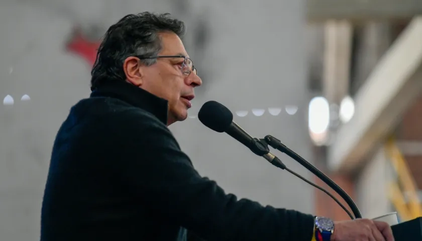 El Presidente Gustavo Petro.