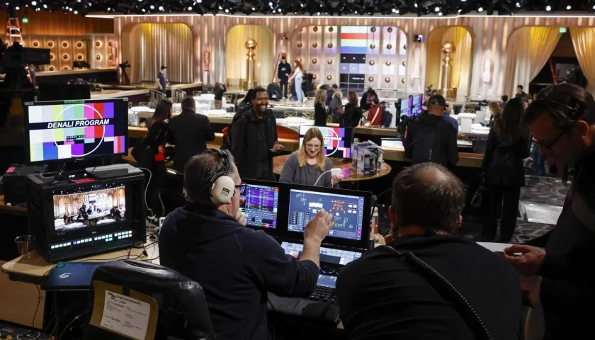 Preparativos para la 82ª edición de los Premios Globo de Oro.