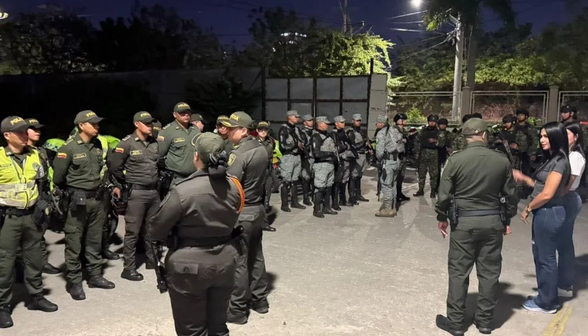 Alistamiento de las autoridades para las Caravanas por la Vida, en Soledad.