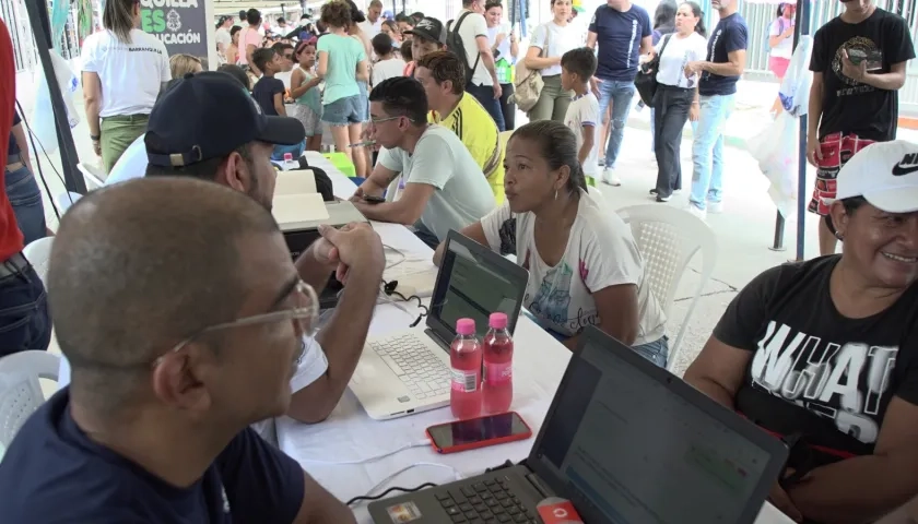 Jornada de oferta institucional en barrios. 