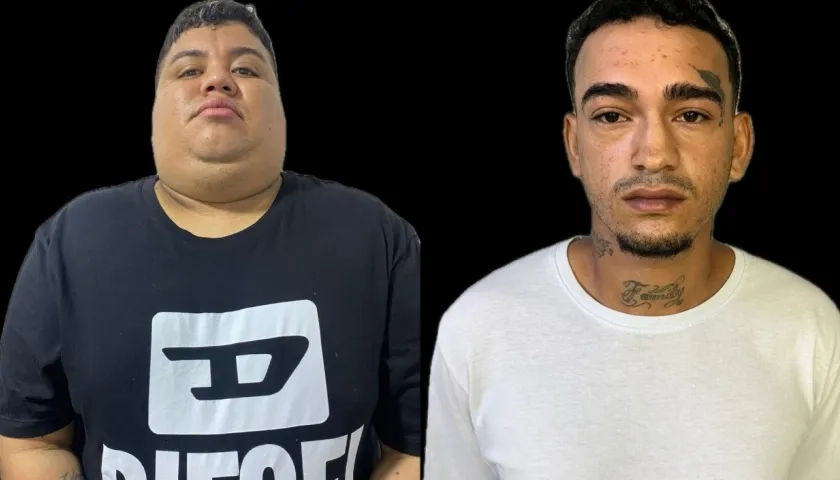 Las capturas de ambos hombres se dieron en el barrio Barlovento. 