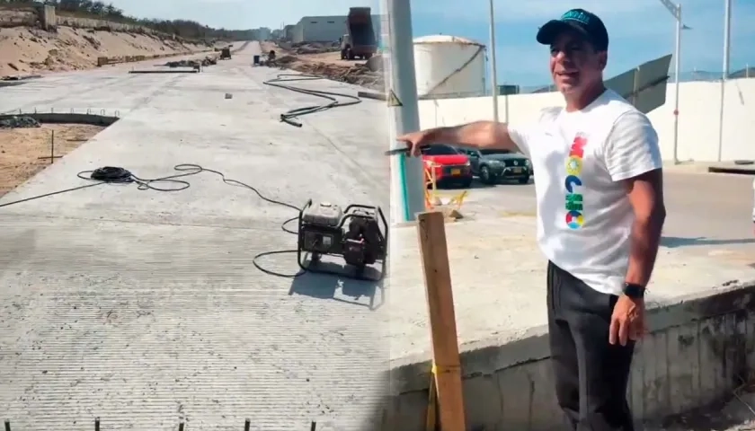 La calle 98 y el Alcalde Alex Char.