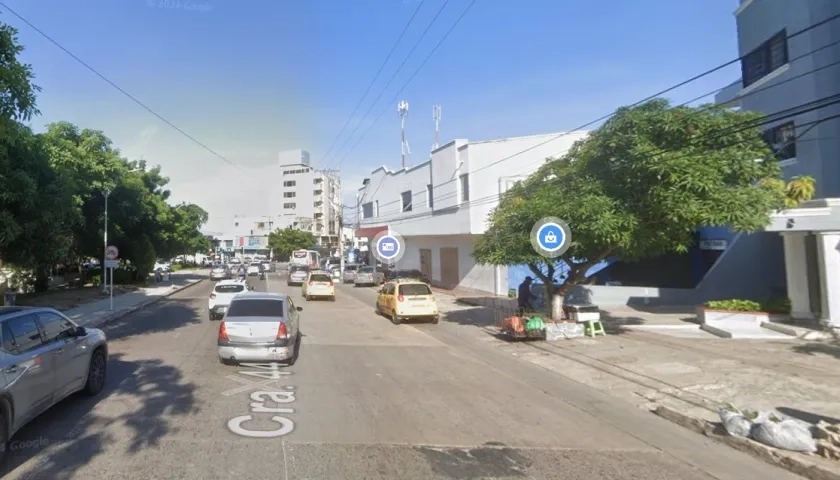 Carrera 44 con calle 72.