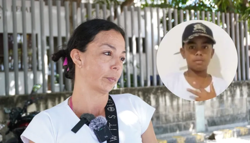 Dina López, madre de Samir Castro López.