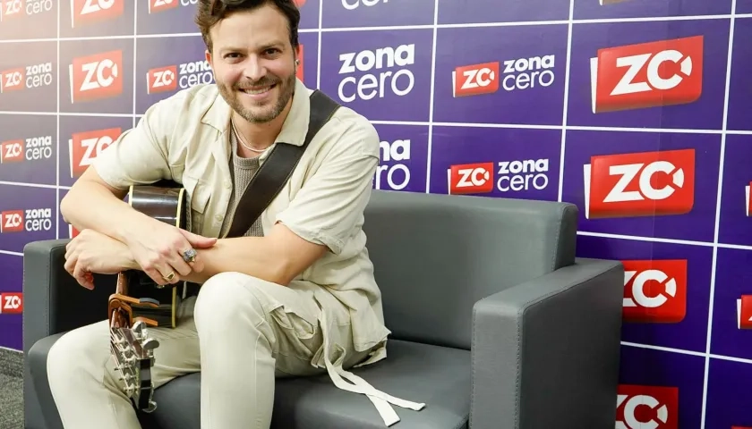 Gusi en la redacción de Zona Cero.