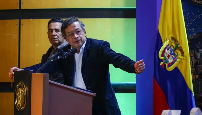 El Presidente Gustavo Petro.