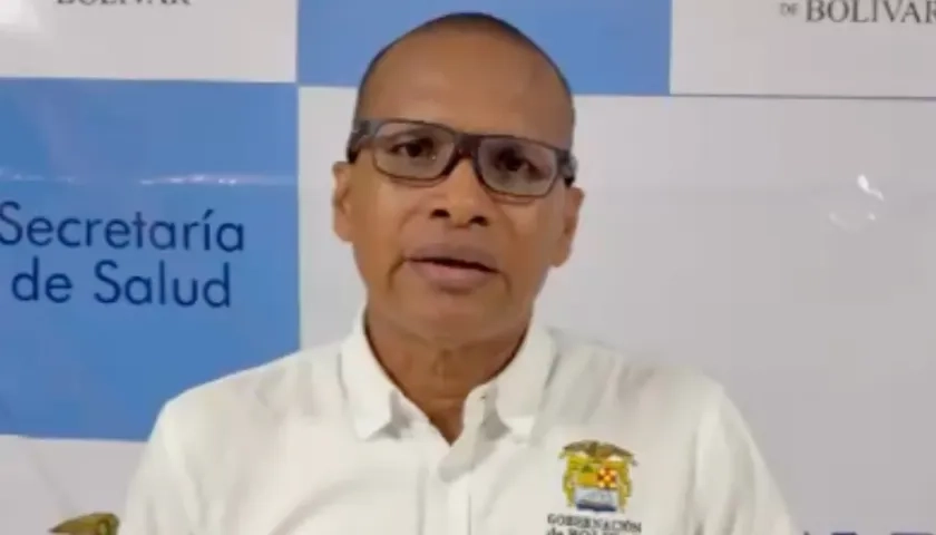 El secretario de Salud de Bolívar, Willis Simancas. 