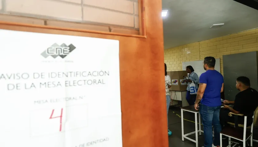 Imagen de referencia de votación en Venezuela.