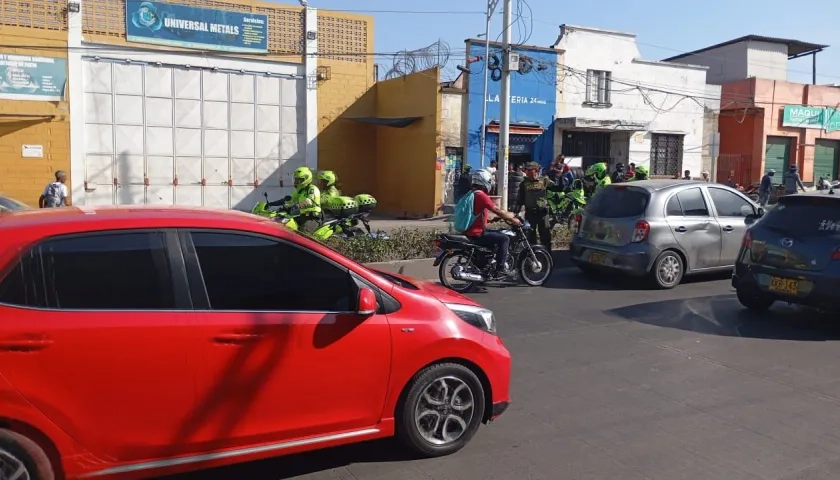 Lugar del accidente.