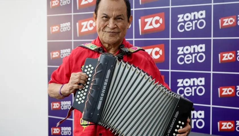 Alfredo Gutiérrez Vital, tres veces rey del Festival de la Leyenda Vallenata.