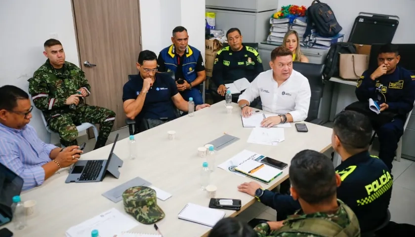 Aspecto del consejo de seguridad en Soledad. 