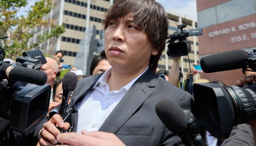 Ippei Mizuhara, extraductor de la estrella japonesa de los Dodgers, Shohei Ohtani.