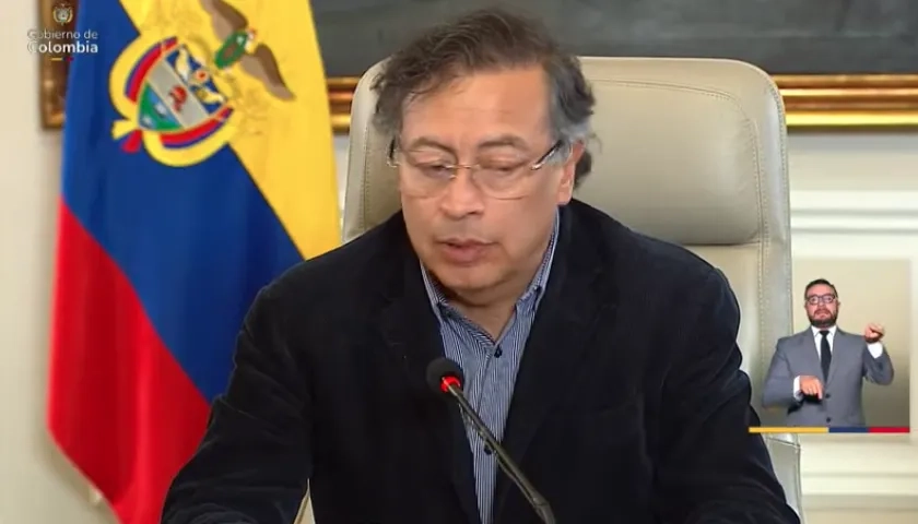 Presidente Gustavo Petro. 