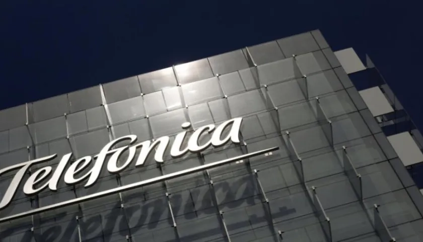 Logo de Telefónica. 