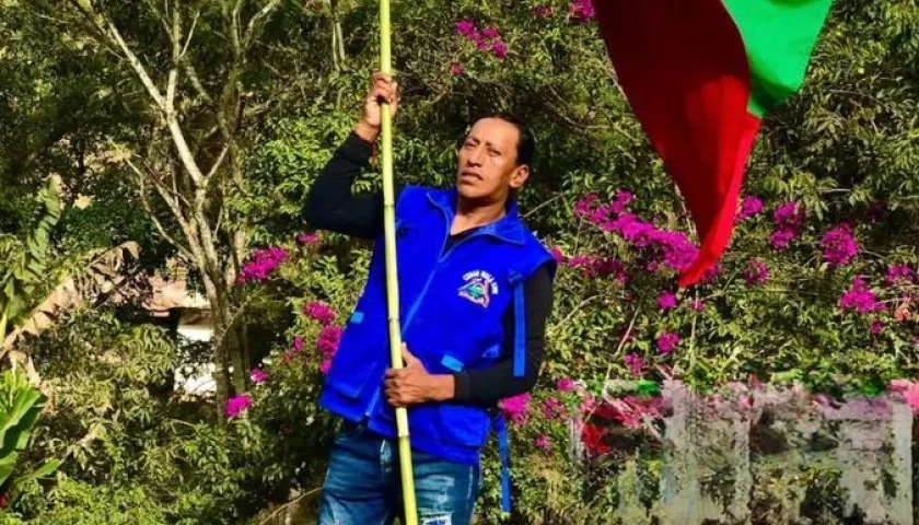 Édgar Tumiñá, guardia indígena asesinado.